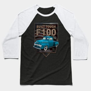 F100 1952 American Pickup Baseball T-Shirt